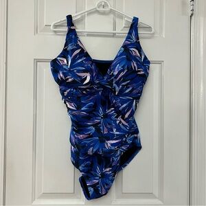 Swimsuits For All Womens One Piece in Blue and Purple